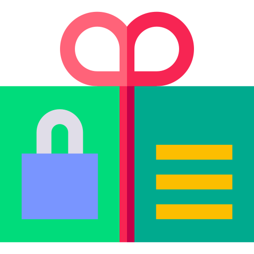 Gift card Basic Straight Flat icon