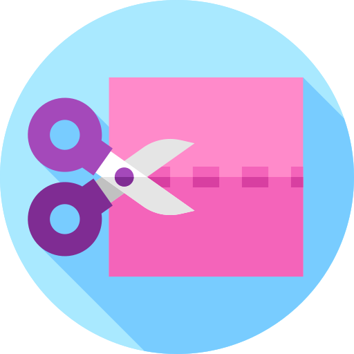 Cutting Flat Circular Flat icon