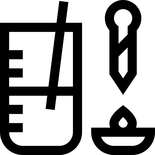 laboratoire Basic Straight Lineal Icône