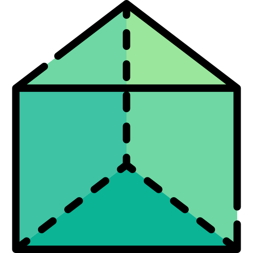 Triangular Special Lineal color icon