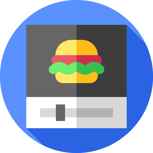 食べ物 Flat Circular Flat icon
