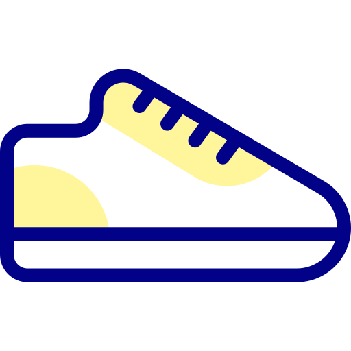 Sneakers Detailed Mixed Lineal color icon