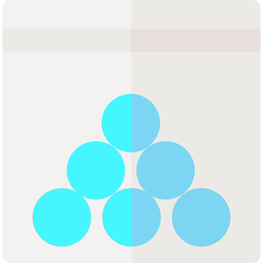 koraliki Basic Rounded Flat ikona