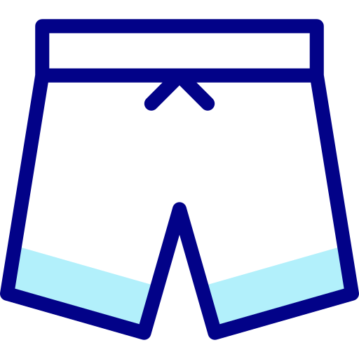 Shorts Detailed Mixed Lineal color icon