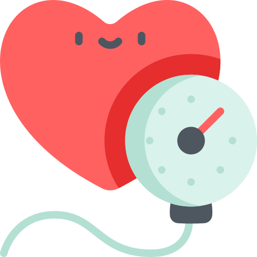 Blood pressure Kawaii Flat icon