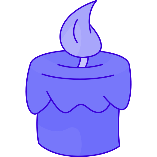 Candle Generic Outline Color icon