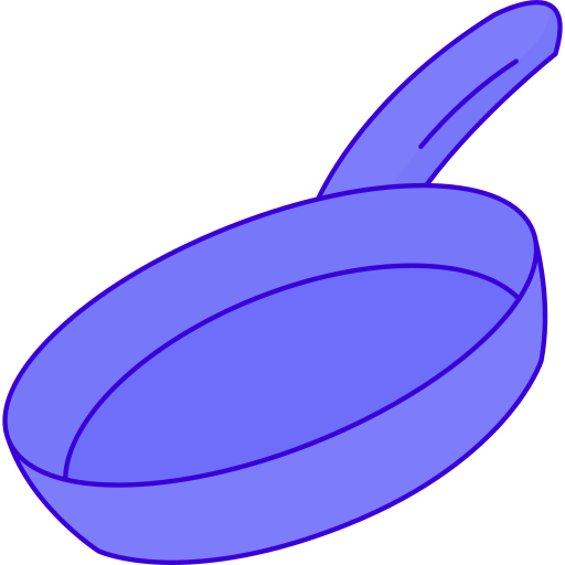 Frying pan Generic Outline Color icon