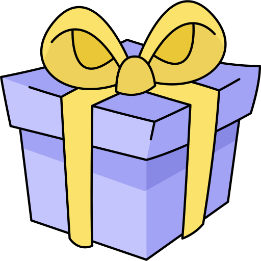 Gift Generic Thin Outline Color icon