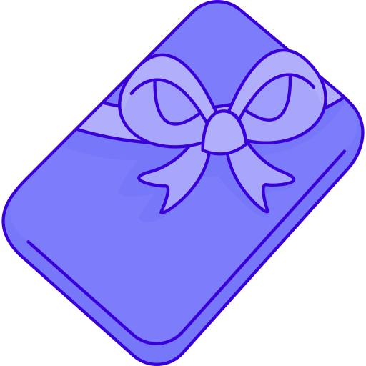 tarjeta de regalo Generic Outline Color icono