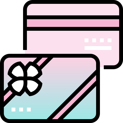 기프트 카드 Pixelmeetup Lineal Color icon