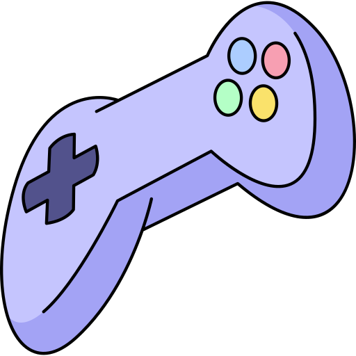 ゲームコントローラ Generic Thin Outline Color icon