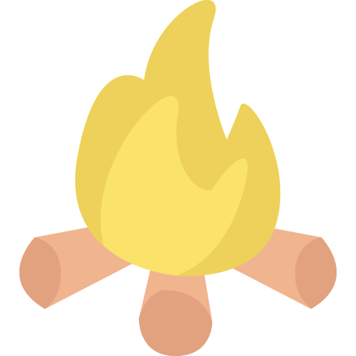 Campfire Generic Flat icon