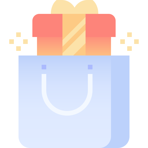 Мешок для подарков Pixelmeetup Flat иконка