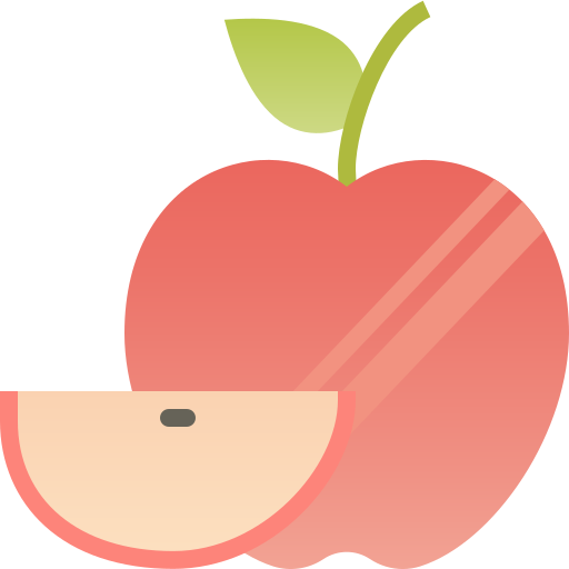 jabłko Pixelmeetup Flat ikona