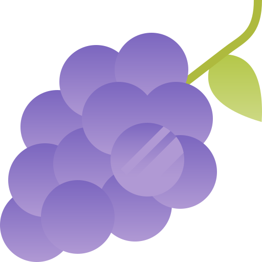 Grapes Pixelmeetup Flat icon