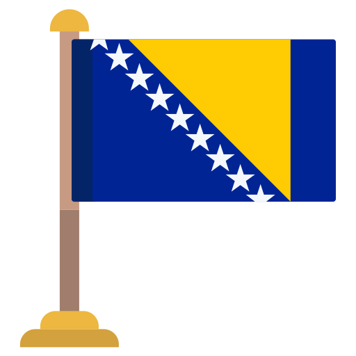 bosnia y herzegovina Icongeek26 Flat icono