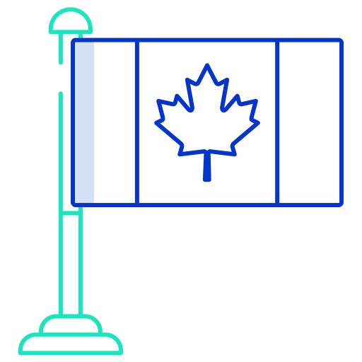 canada Icongeek26 Outline Colour icoon