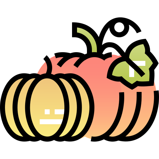 Pumpkins Pixelmeetup Lineal Color icon