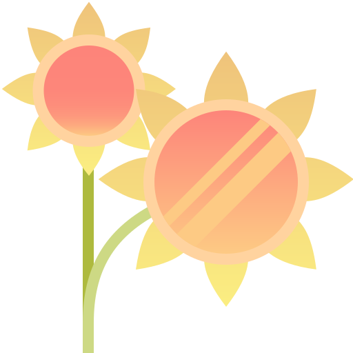 Sunflower Pixelmeetup Flat icon