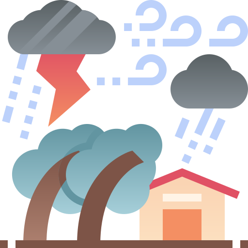 storm Pixelmeetup Flat icoon