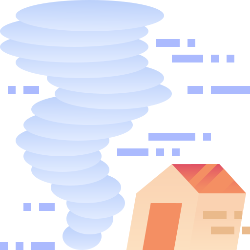 tornado Pixelmeetup Flat icon