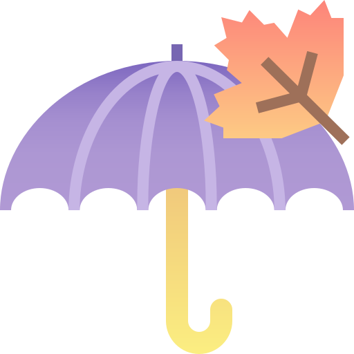 paraguas Pixelmeetup Flat icono