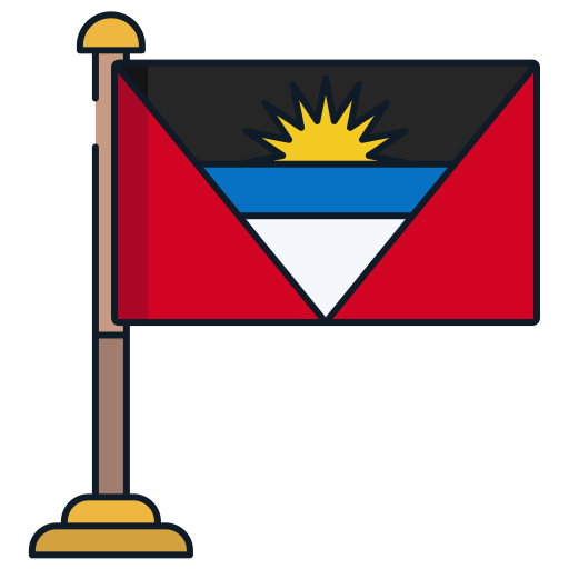 antigua en barbuda Icongeek26 Linear Colour icoon