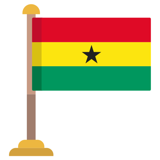 ghana Icongeek26 Flat icoon