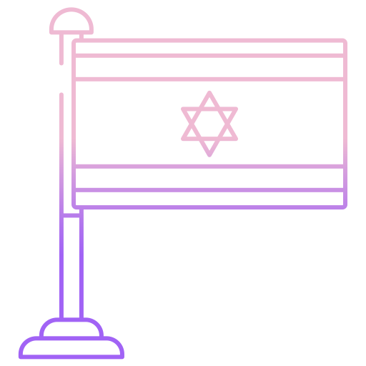 izrael Icongeek26 Outline Gradient ikona