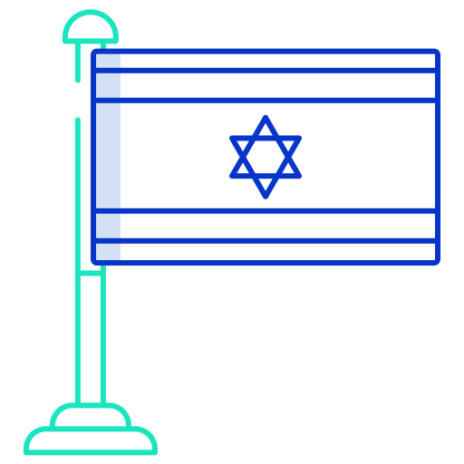 israel Icongeek26 Outline Colour icono