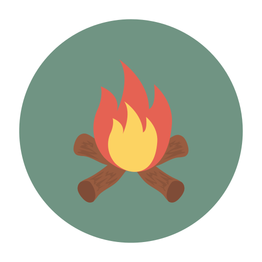 燃えた Dinosoft Circular icon