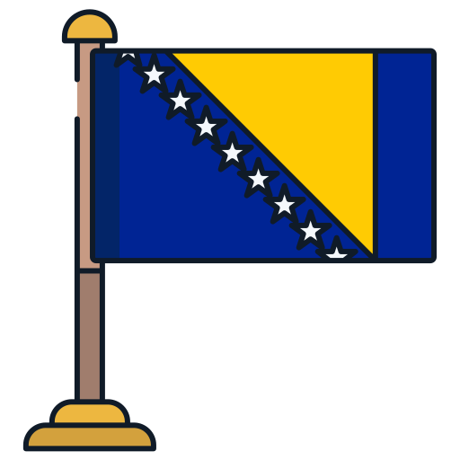bosnia y herzegovina Icongeek26 Linear Colour icono