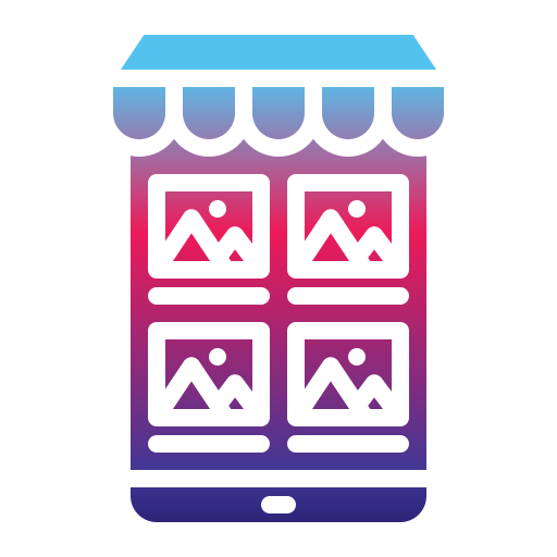 온라인 매장 Generic Flat Gradient icon