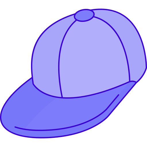 casquette de baseball Generic Outline Color Icône