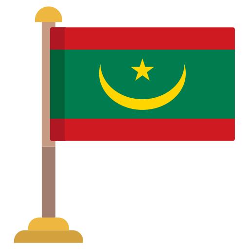 mauritanië Icongeek26 Flat icoon