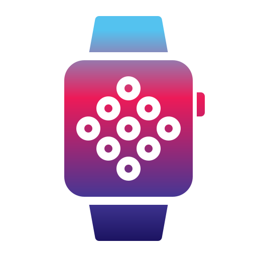 app per smartwatch Generic Flat Gradient icona
