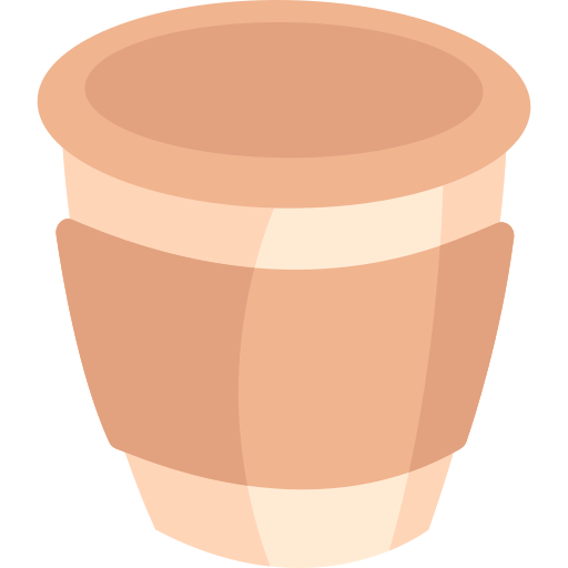vaso de papel Generic Flat icono