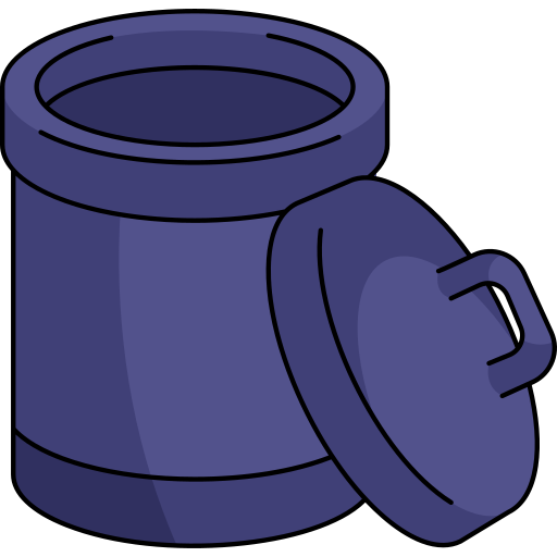 Bin Generic Thin Outline Color icon