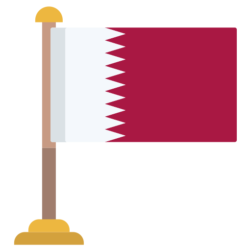 qatar Icongeek26 Flat icona