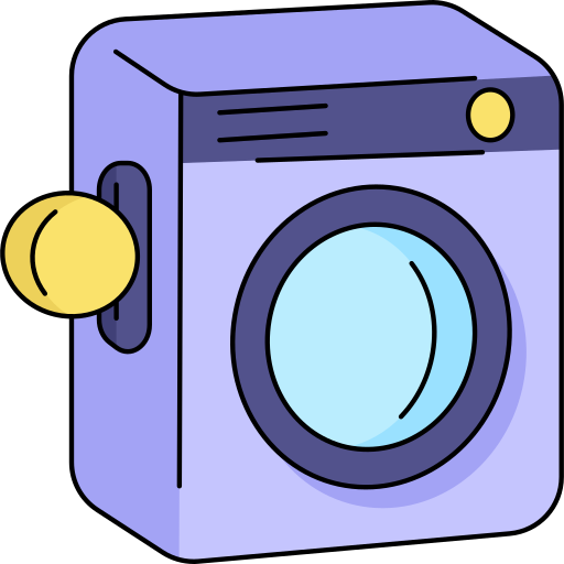 machine à laver Generic Thin Outline Color Icône