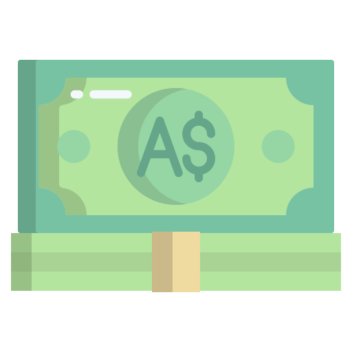 australischer dollar Icongeek26 Flat icon