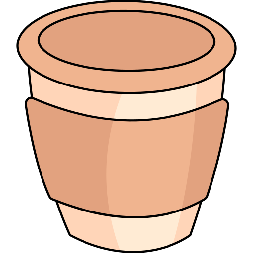 Paper cup Generic Thin Outline Color icon