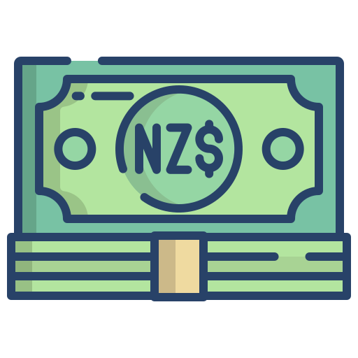 dollar néo-zélandais Icongeek26 Linear Colour Icône
