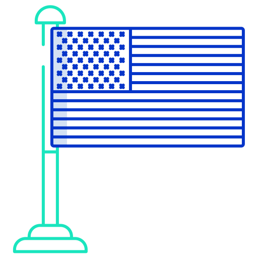 Соединенные Штаты Америки Icongeek26 Outline Colour иконка