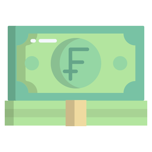 Swiss franc Icongeek26 Flat icon