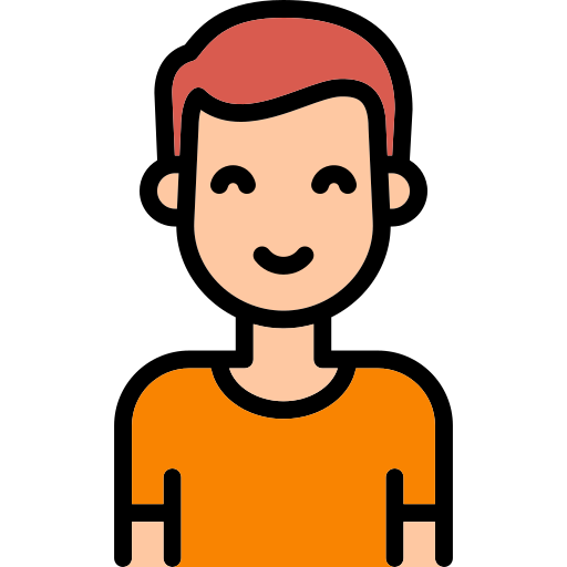 Young man Generic Outline Color icon