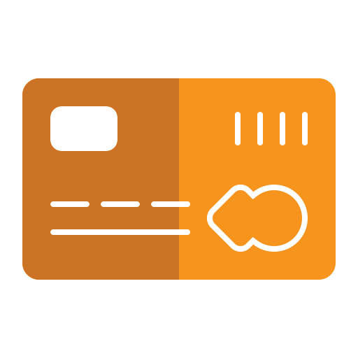 karta kredytowa Generic Flat ikona