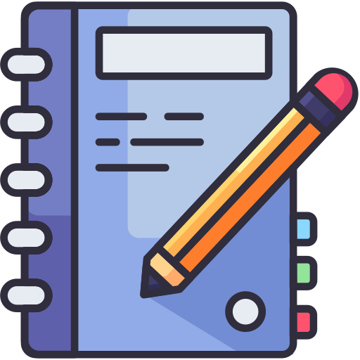 Agenda Generic Outline Color icon