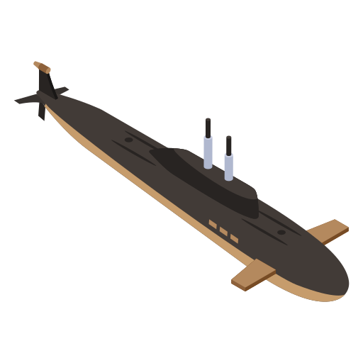 submarino Generic Isometric Ícone