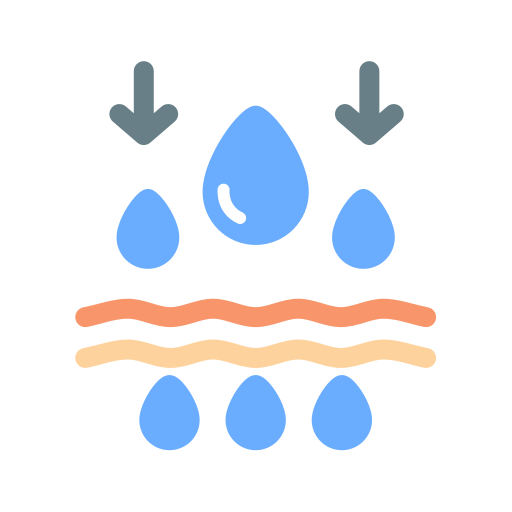 hydratisierte haut Generic Flat icon